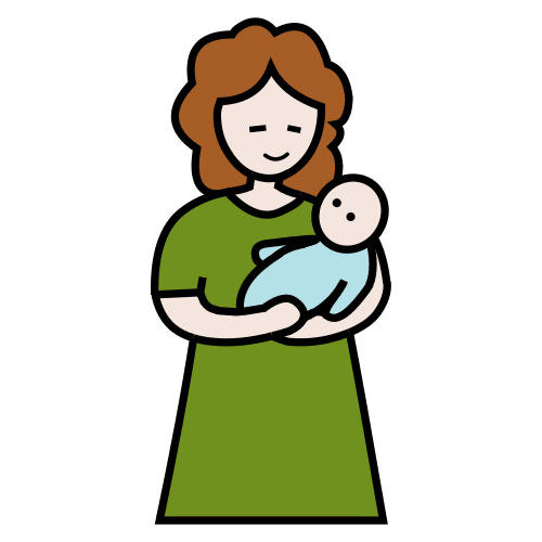 Pictograma de mamá para niños con autismo y TEA