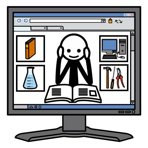 Pictograma de formación online para niños con TEA