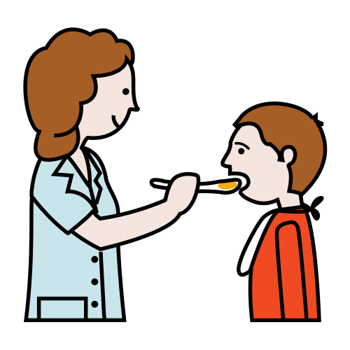Pictograma de monitora para niños con autismo y TEA