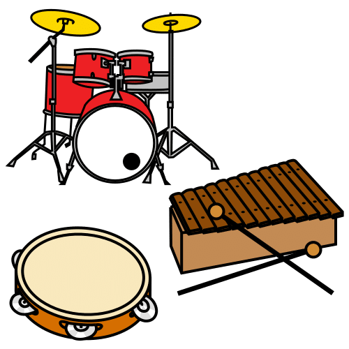 Pictograma de percusión para niños con autismo y TEA
