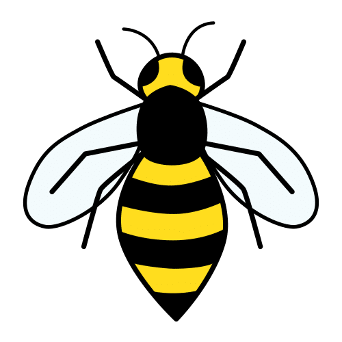 Pictograma de abeja para niños con TEA
