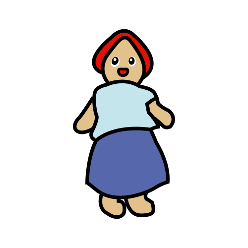 Pictograma de muñeca para niños con autismo y TEA