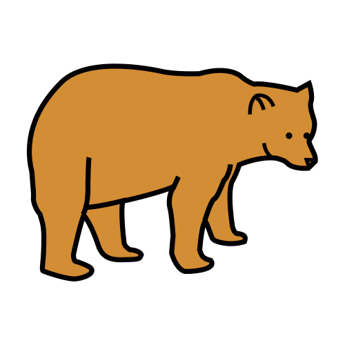 Pictograma de oso para niños con TEA