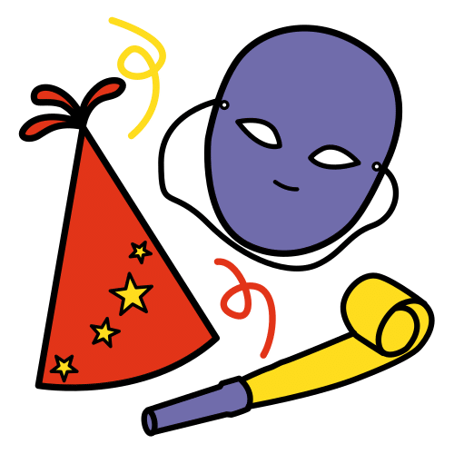 Pictograma de fiesta para niños con autismo y TEA