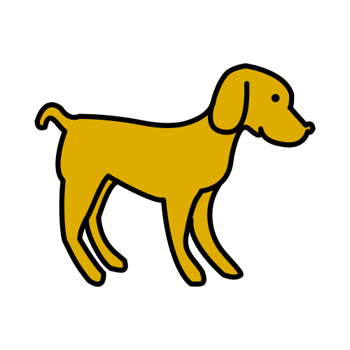 Pictograma de perro para niños con autismo y TEA