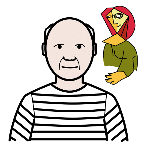 Pictograma de Pablo Picasso para niños con TEA