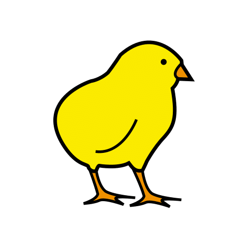 Pictograma de pollo para niños con autismo y TEA