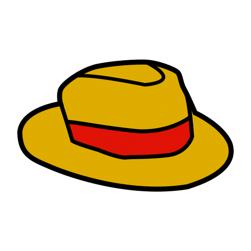 Pictograma de sombrero para niños con TEA