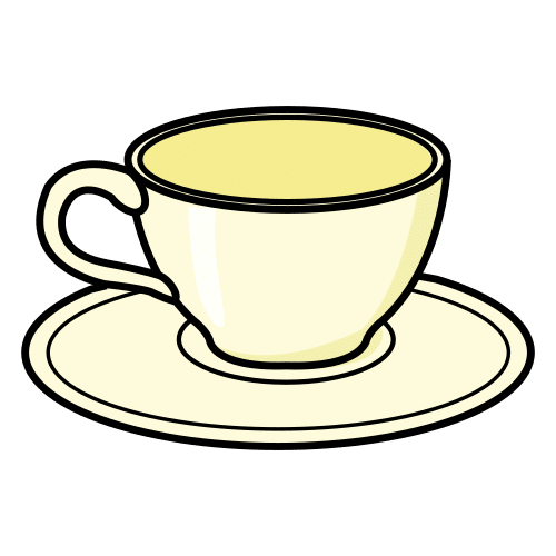 Pictograma de taza de café para niños con TEA