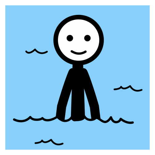 Pictograma de bañar para niños con TEA