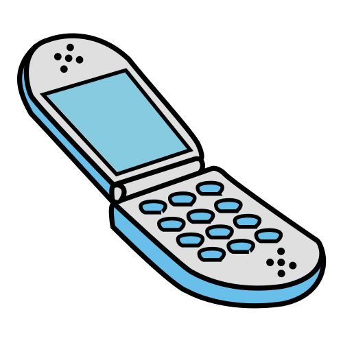 Pictograma de teléfono para niños con TEA