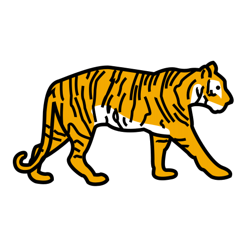 Pictograma de tigre para niños con TEA