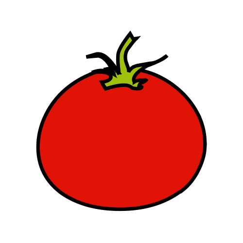 Pictograma de tomate para niños con TEA