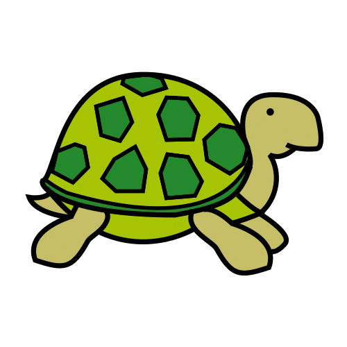 Pictograma de tortuga para niños con TEA
