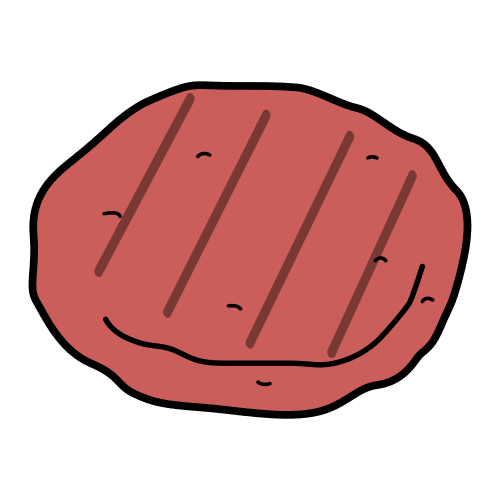 Pictograma de hamburguesa para niños con TEA