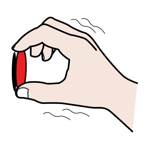 Pictograma de intentar para niños con autismo y TEA