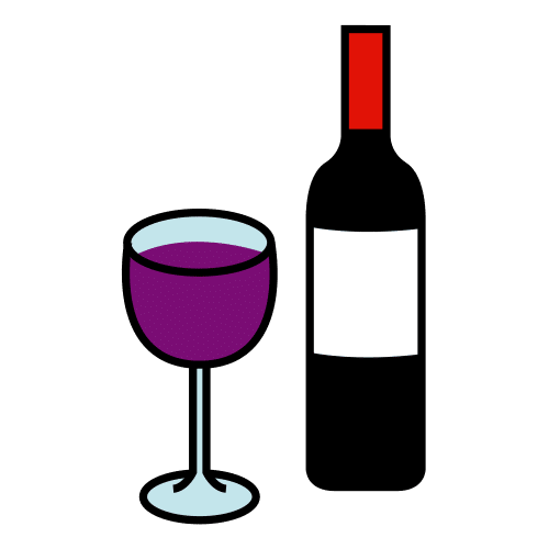 Pictograma de vino para niños con TEA