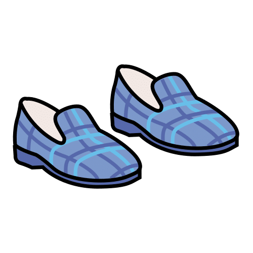 Pictograma de zapatillas para niños con TEA