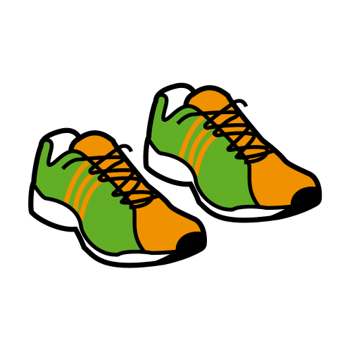 Pictograma de zapatillas para niños con TEA