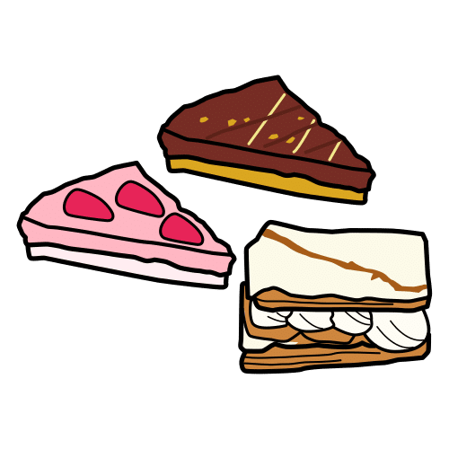 Pictograma de pasteles para niños con autismo y TEA