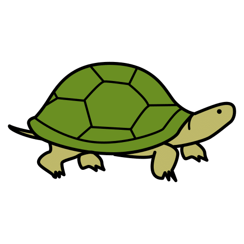 Pictograma de tortuga para niños con TEA