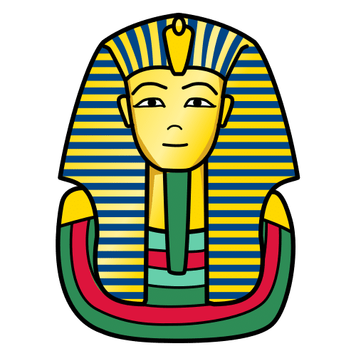 Pictograma de Tutankhamon para niños con TEA