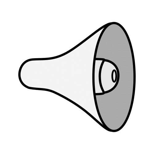 Pictograma de altavoz para niños con autismo y TEA
