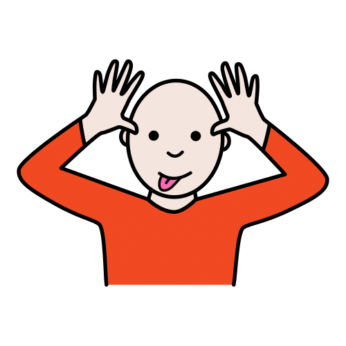 Pictograma de burlar para niños con autismo y TEA