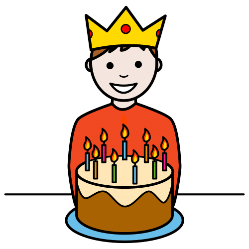 Pictograma de ¡Feliz Cumpleaños! para niños con TEA