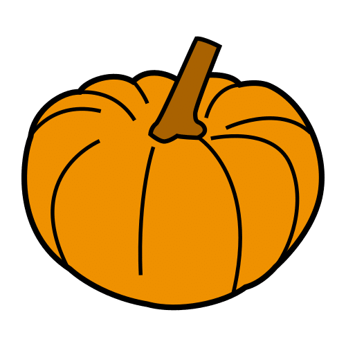 Pictograma de calabaza para niños con TEA