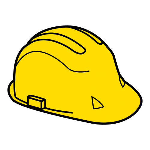 Pictograma de casco para niños con TEA