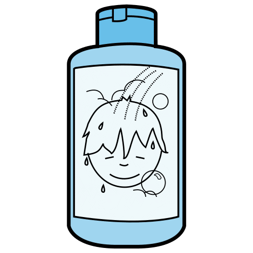 Pictograma de champú para niños con TEA