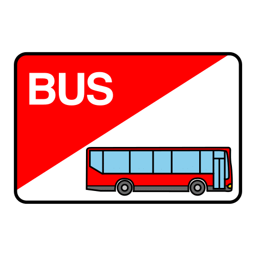 Pictograma de tarjeta bus para niños con TEA