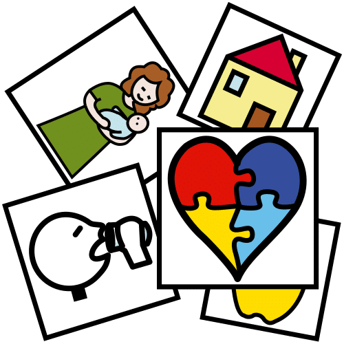 Pictograma de pictogramas para niños con autismo y TEA