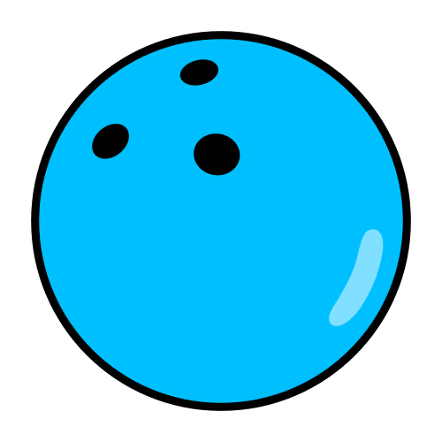 Pictograma de bola de bolos para niños con autismo y TEA