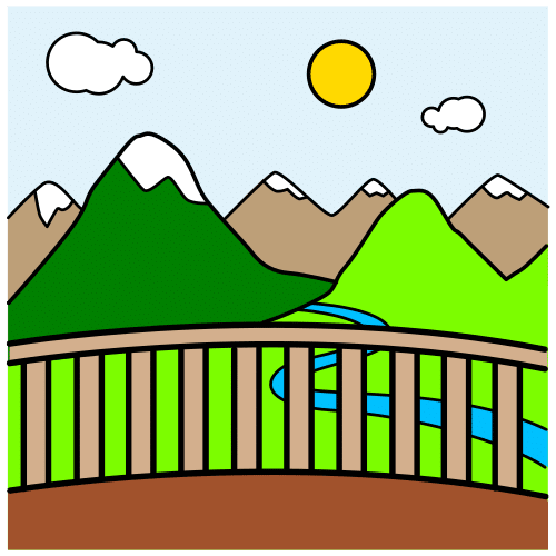 Pictograma de mirador para niños con autismo y TEA