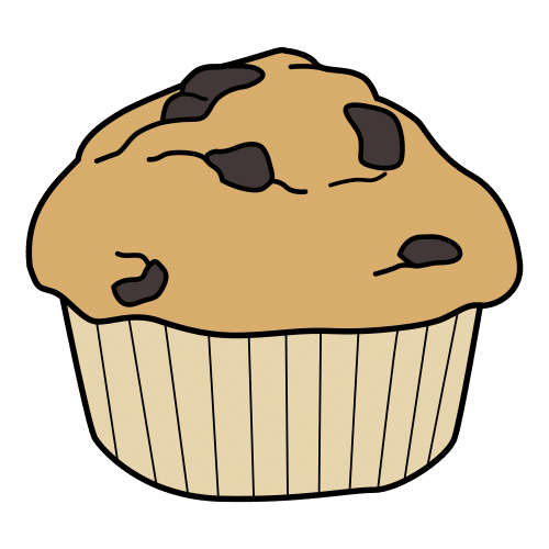 Pictograma de muffin para niños con autismo y TEA