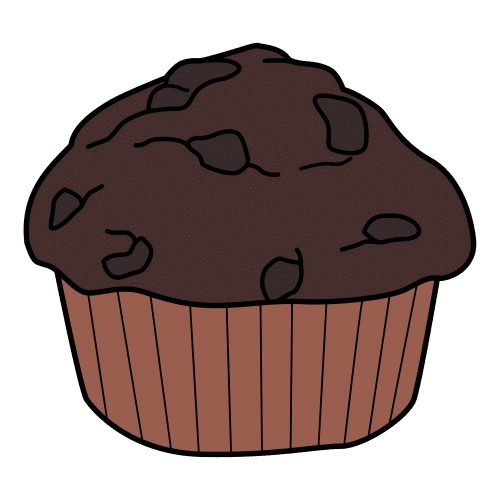 Pictograma de muffin para niños con autismo y TEA