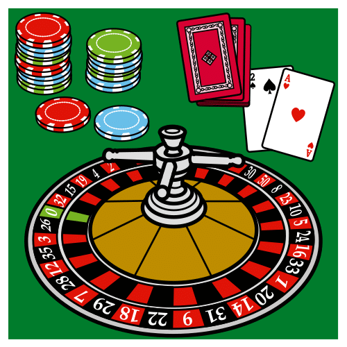 Pictograma de casino para niños con autismo y TEA