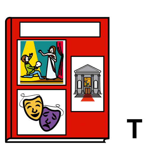 Pictograma de Clasificación Decimal Universal para niños con autismo y TEA