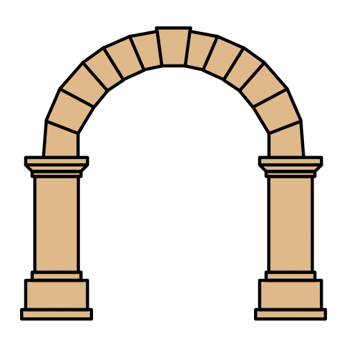 Pictograma de arco para niños con TEA