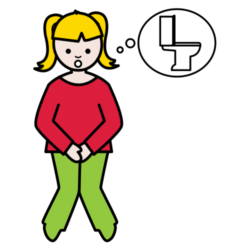 Pictograma de tener ganas de hacer pis para niños con TEA