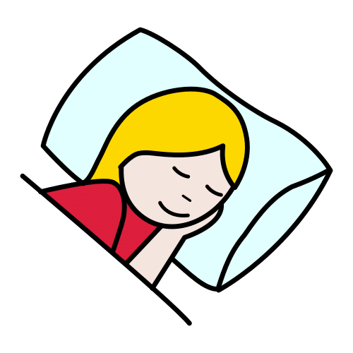 Pictograma de dormir para niños con TEA