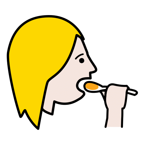 Pictograma de comer para niños con TEA