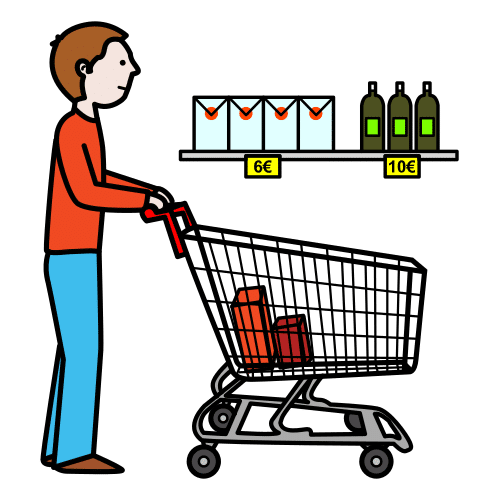 Pictograma de comprar para niños con TEA