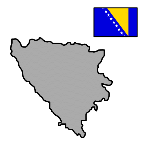 Pictograma de Bosnia y Herzegovina para niños con autismo y TEA