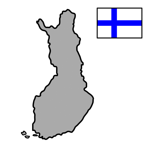 Pictograma de Finlandia para niños con autismo y TEA