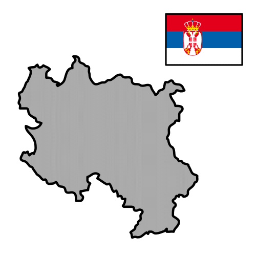 Pictograma de Serbia para niños con autismo y TEA