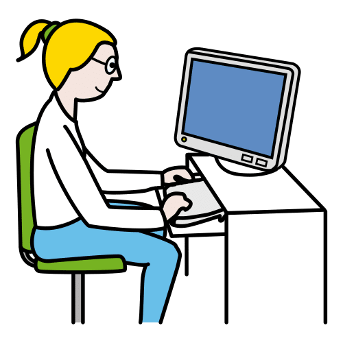 Pictograma de informática para niños con TEA