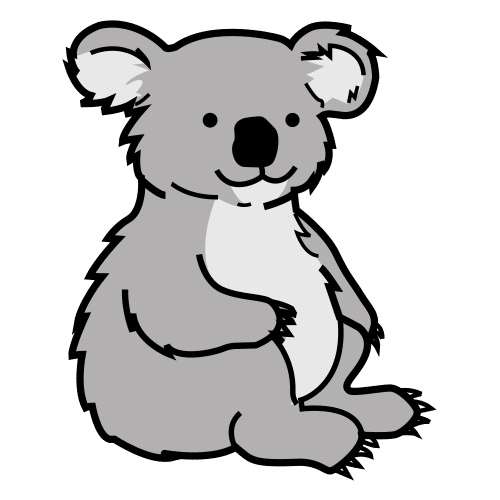 Pictograma de koala para niños con TEA